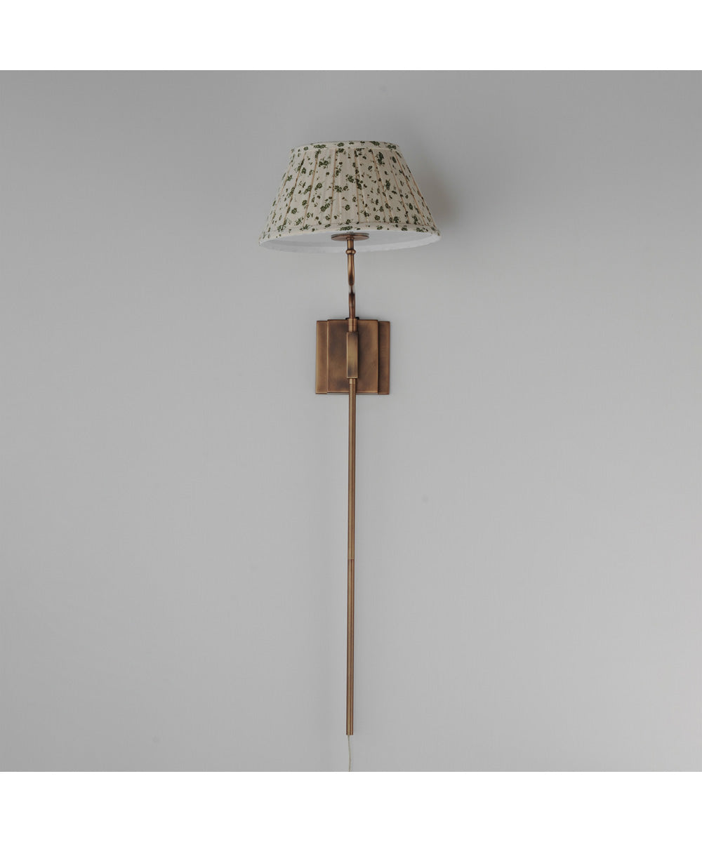 Dunbridge 1-Light Wall Sconce Weathered Brass