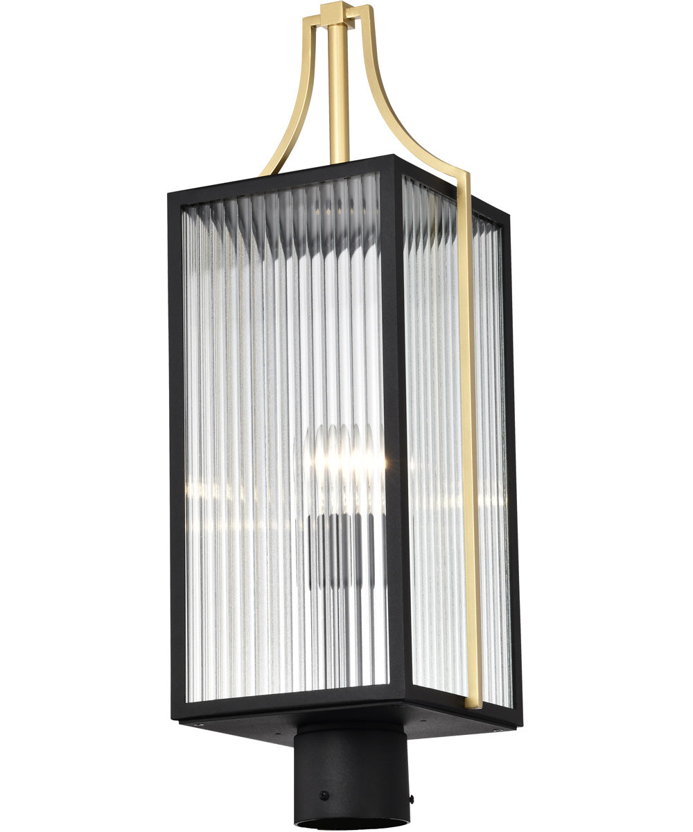 Holden 1-Light Outdoor Black / Gold