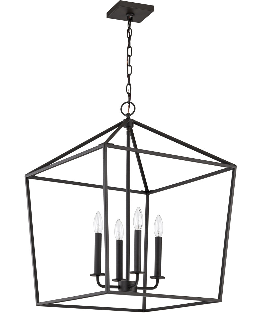 Emma 4-Light Pendant Matte Black