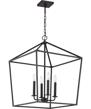 Emma 4-Light Pendant Matte Black