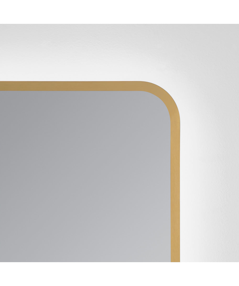 Aero Mirror Brushed Brass