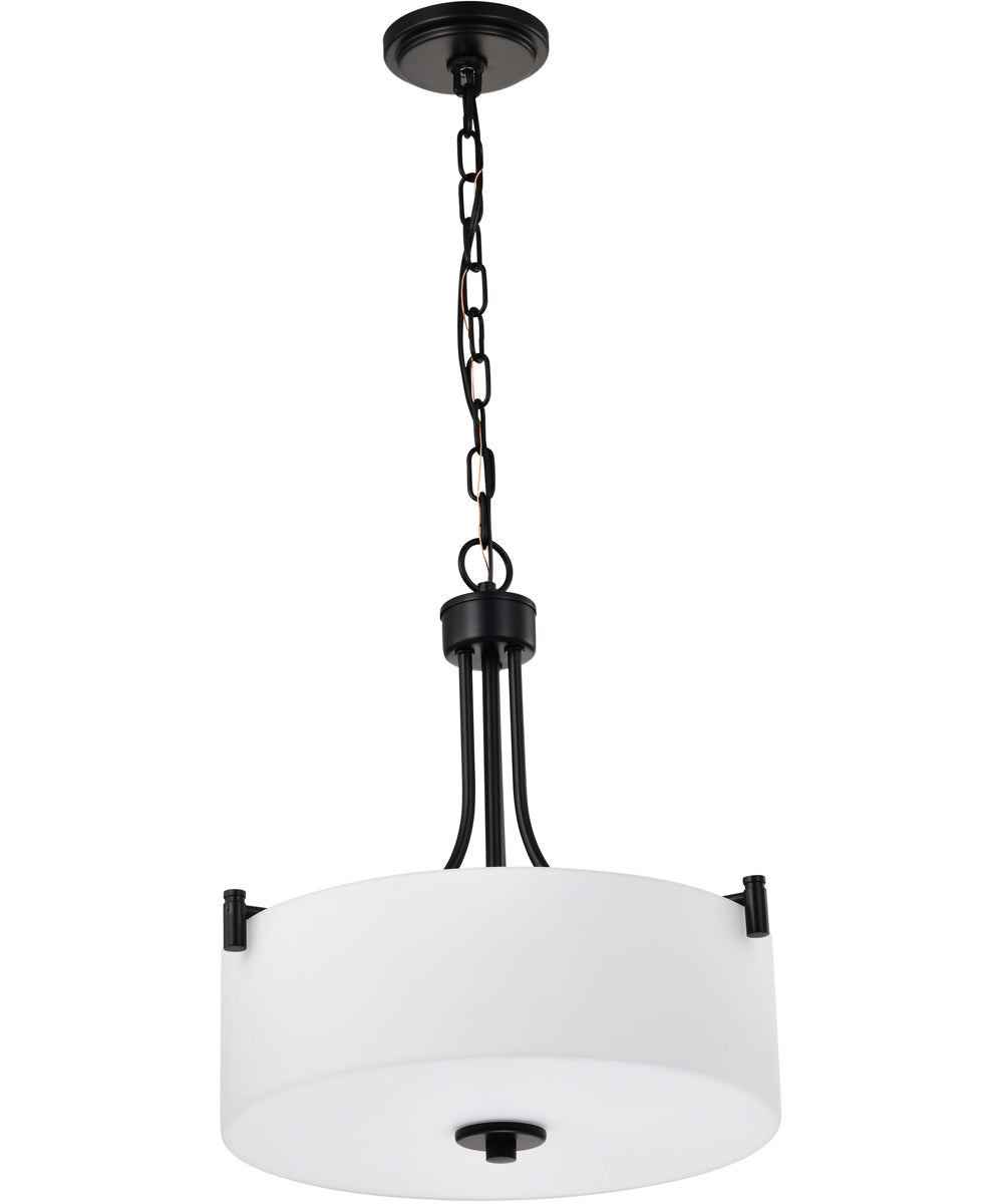 Liam 3-Light Pendant Matte Black