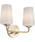 Celino 2-Light Bath & Vanity Champagne Bronze