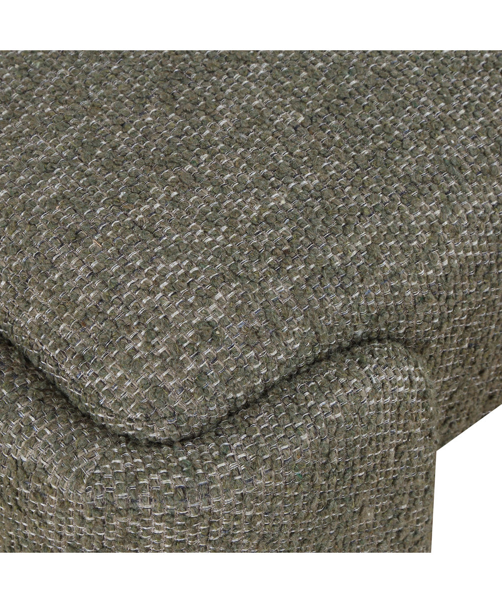 Angus Green Boucle Small Bench