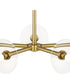 Litto 5 Light Chandelier  Brushed Gold