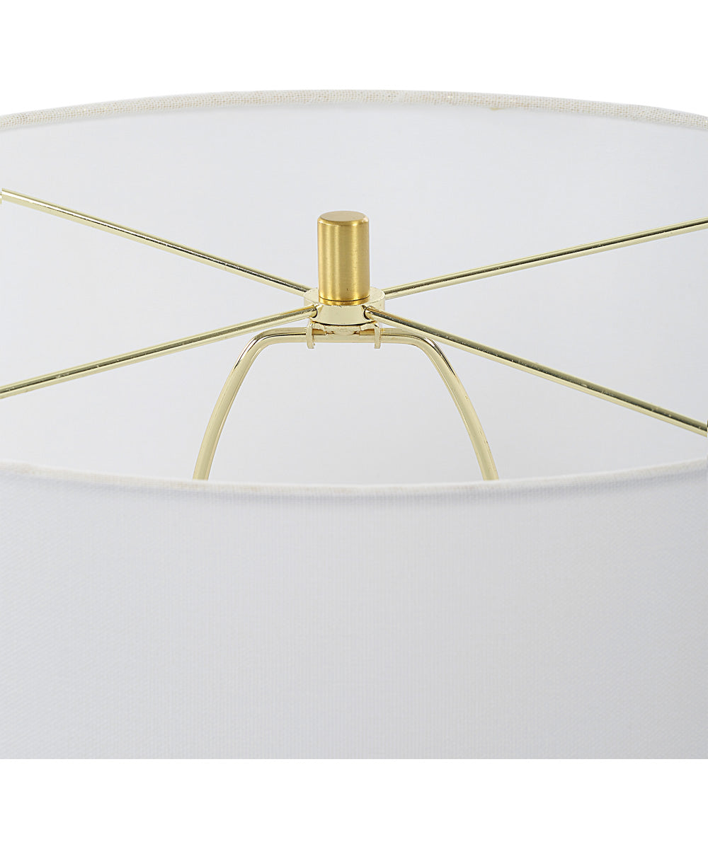 Emerie Textured White Table Lamp