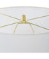 Emerie Textured White Table Lamp