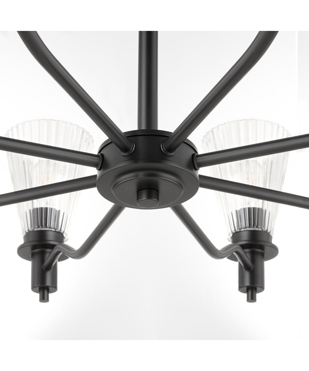 Lawton 8-light Chandelier Matte Black