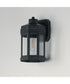 Wright 1-Light Outdoor Small Wall Sconce Black Patina