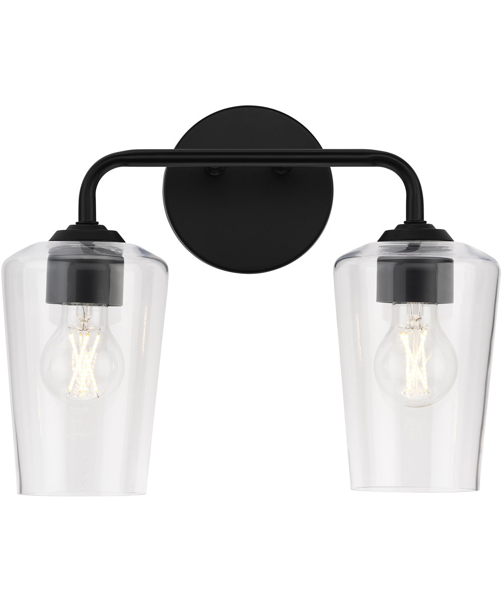 Celino 2-Light Bath & Vanity Black