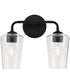 Celino 2-Light Bath & Vanity Black