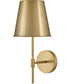 Blake 1-Light Medium Single Light Sconce in Lacquered Brass