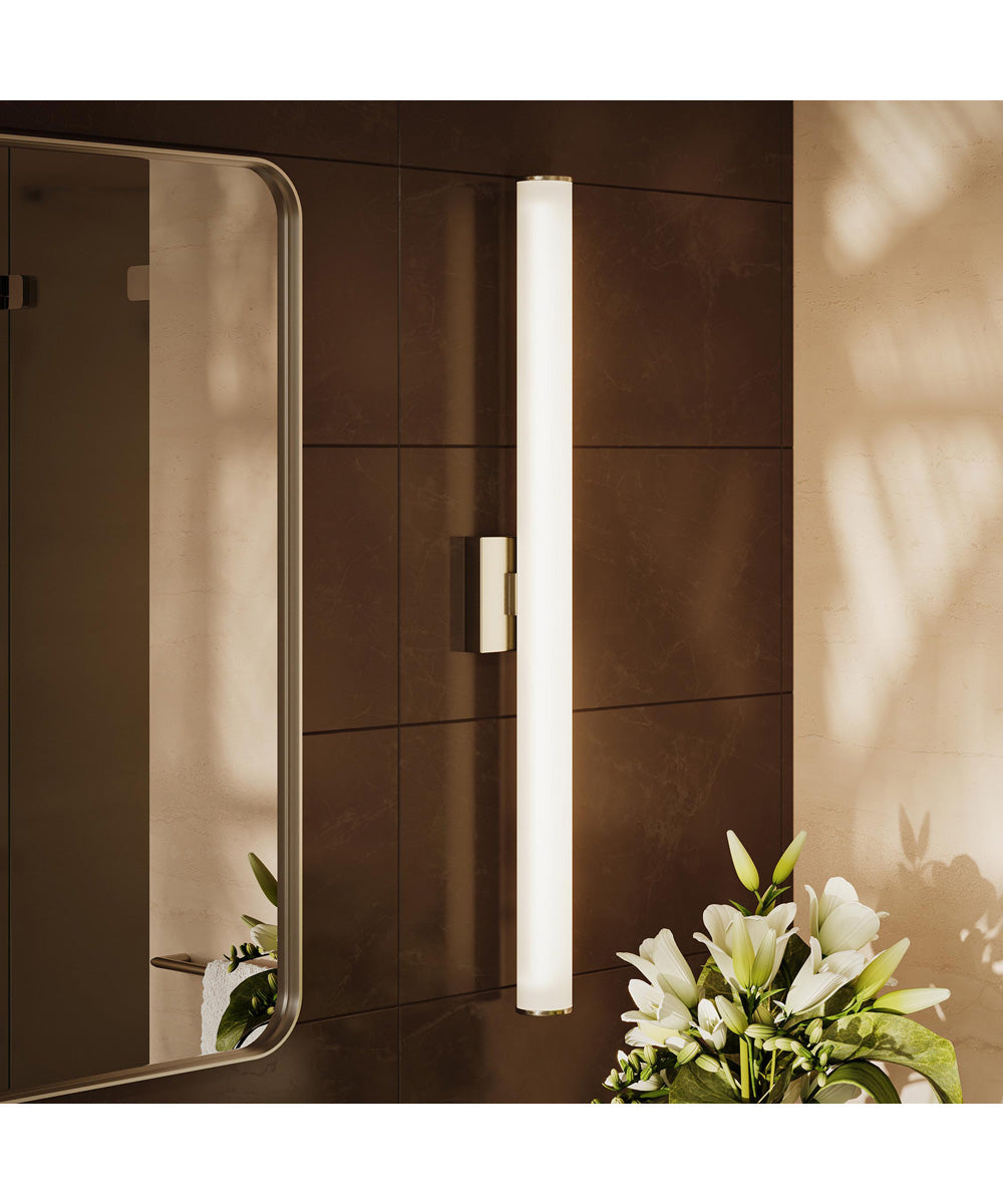 Phase 6.2 36 in. 5CCT Integrated LED Linear Vanity Light Brushed Nickel