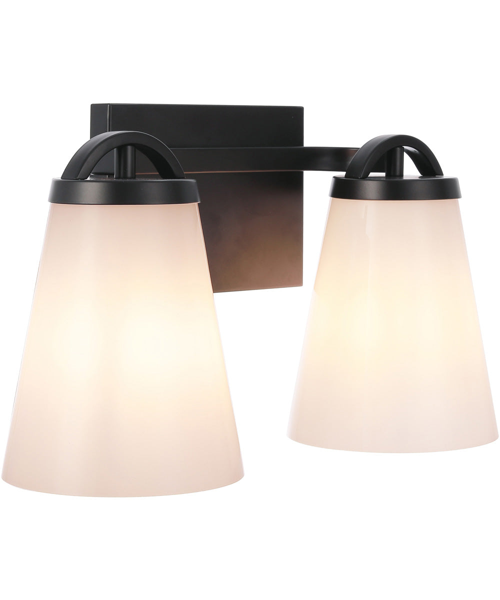 Zane 2-Light Lighting Flat Black