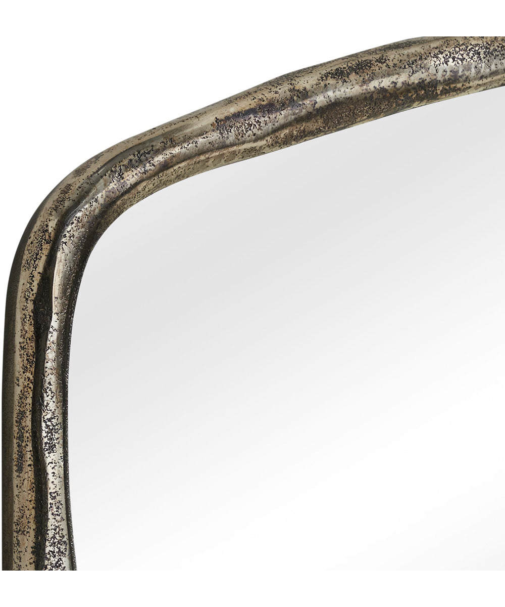 Hammered Antique Nickel Arch Mirror