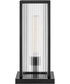 Torrent 1-Light Large Pier Mount Lantern in Black