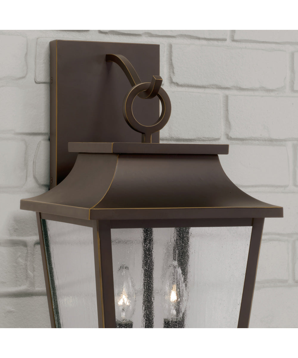 Chandler 2-Light Outdoor Wall-Lantern Oiled Bronze