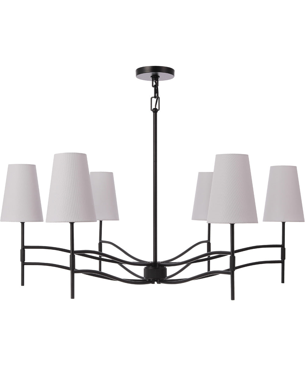 Astor 6-Light Lighting Flat Black