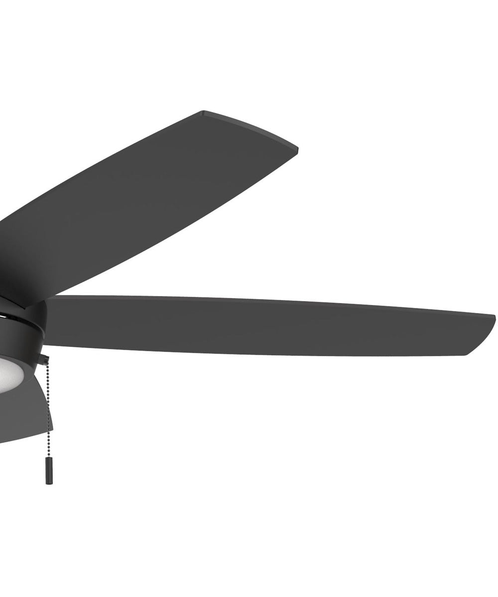Nolyn V 52 in. 5-Blade Modern LED Ceiling Fan Matte Black