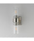 Livingston 2-Light Sconce Satin Nickel