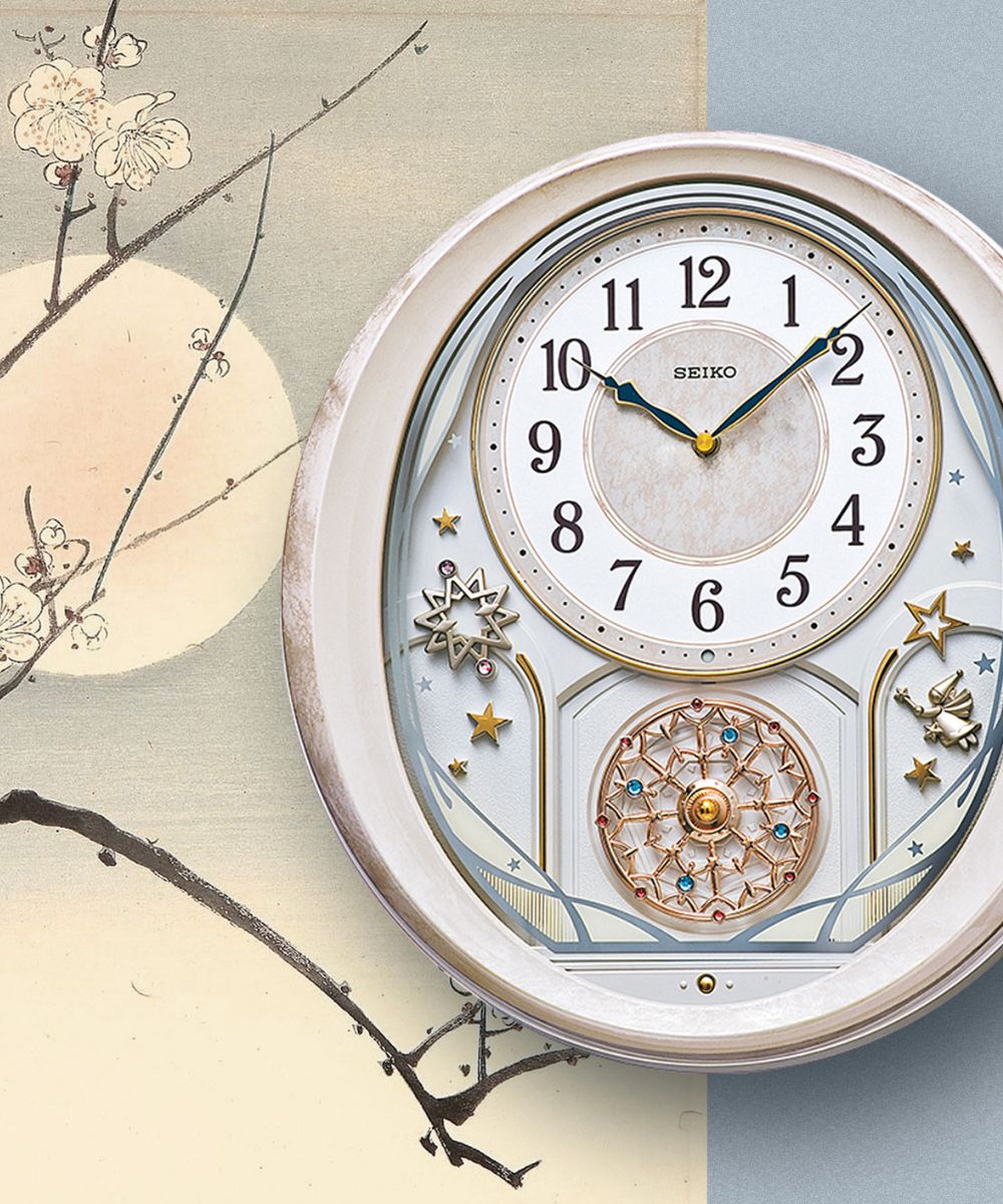 17"H Melodies in Motion Clock  18 Hi Fi Melodies Rotating Pendulum