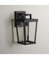 Tryon 1-Light Small Outdoor Wall Lantern Black
