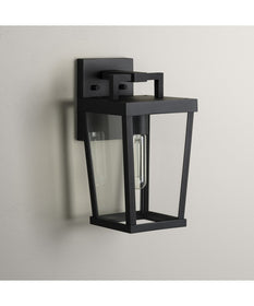 Tryon 1-Light Small Outdoor Wall Lantern Black