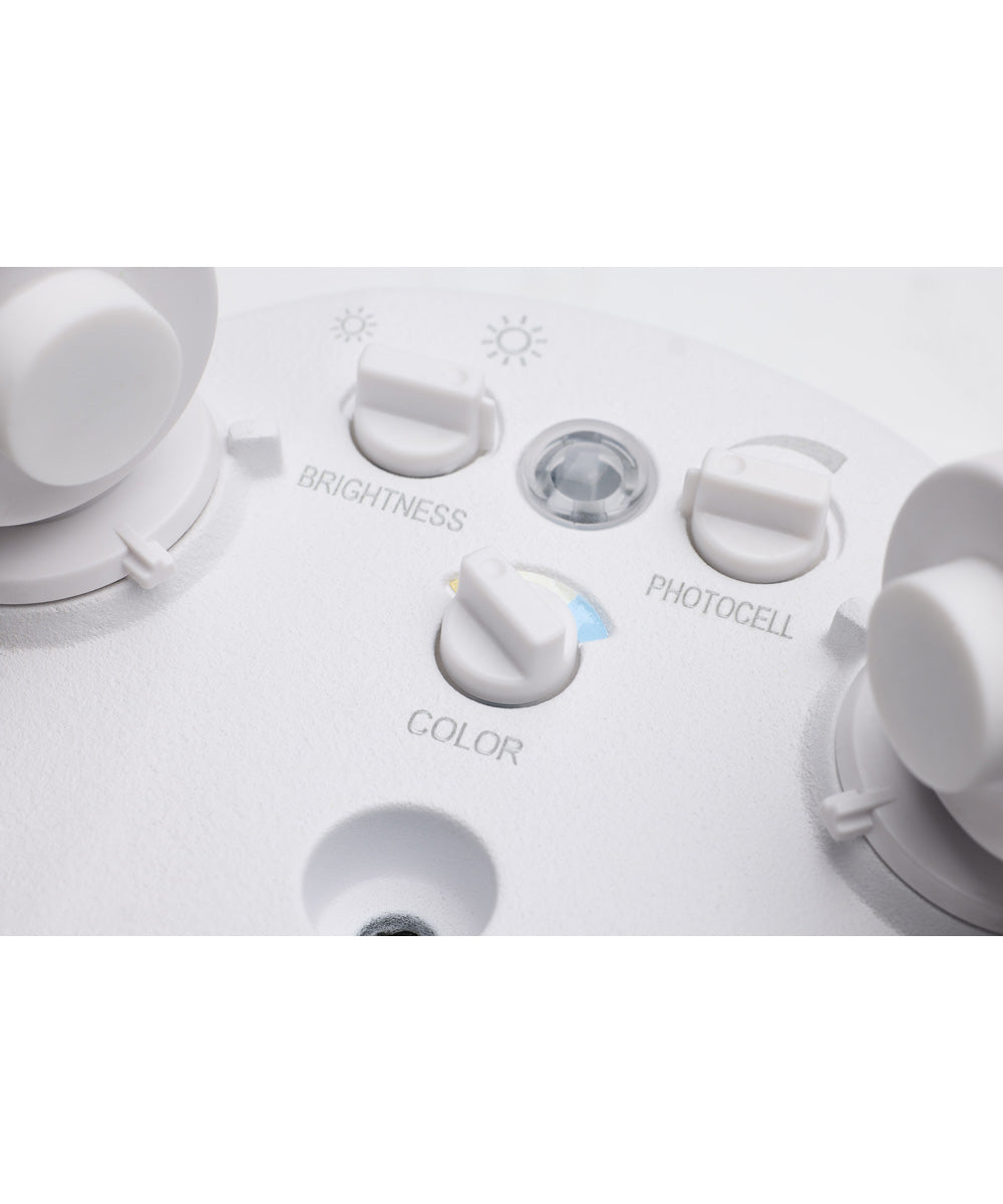 LED Security Light - White Finish