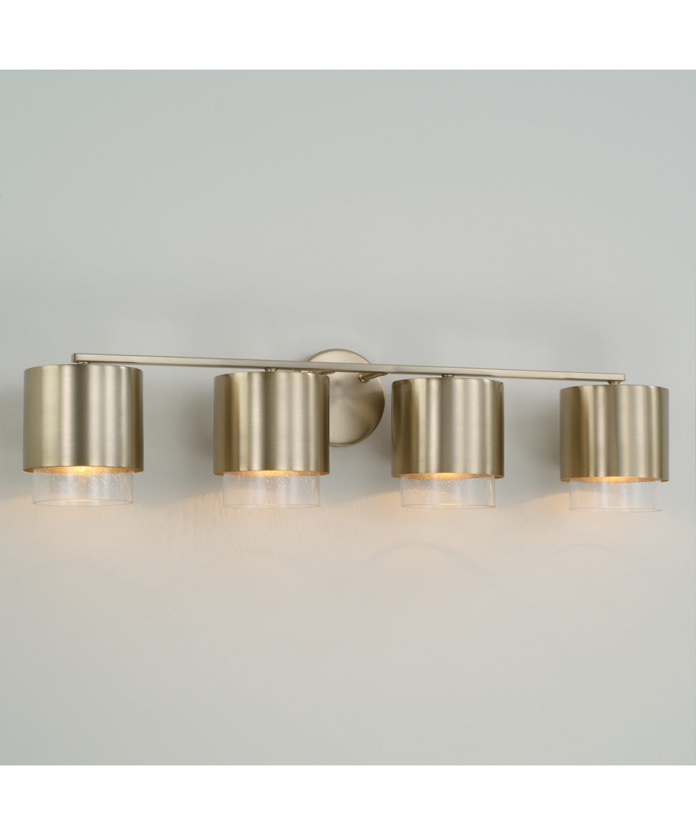 Weller 4-Light Vanity Matte Brass