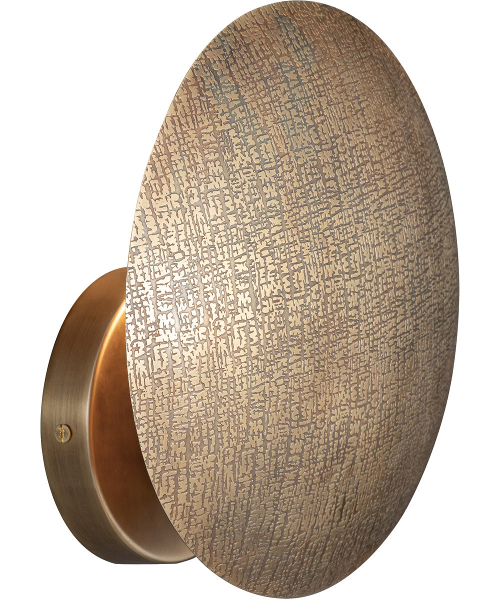 Aurelia 1-Light Wall Sconce Weathered Brass