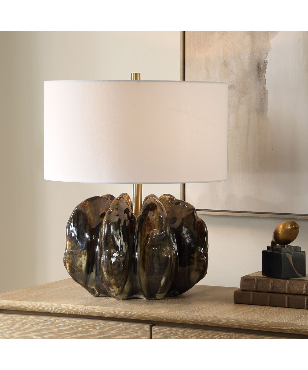 Jaudon Brown Glass Table Lamp