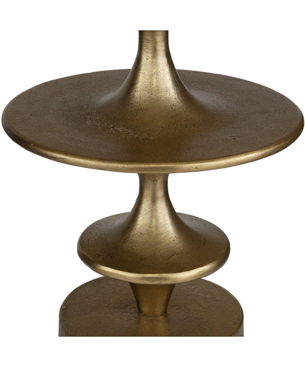 Flight Brass Accent Table