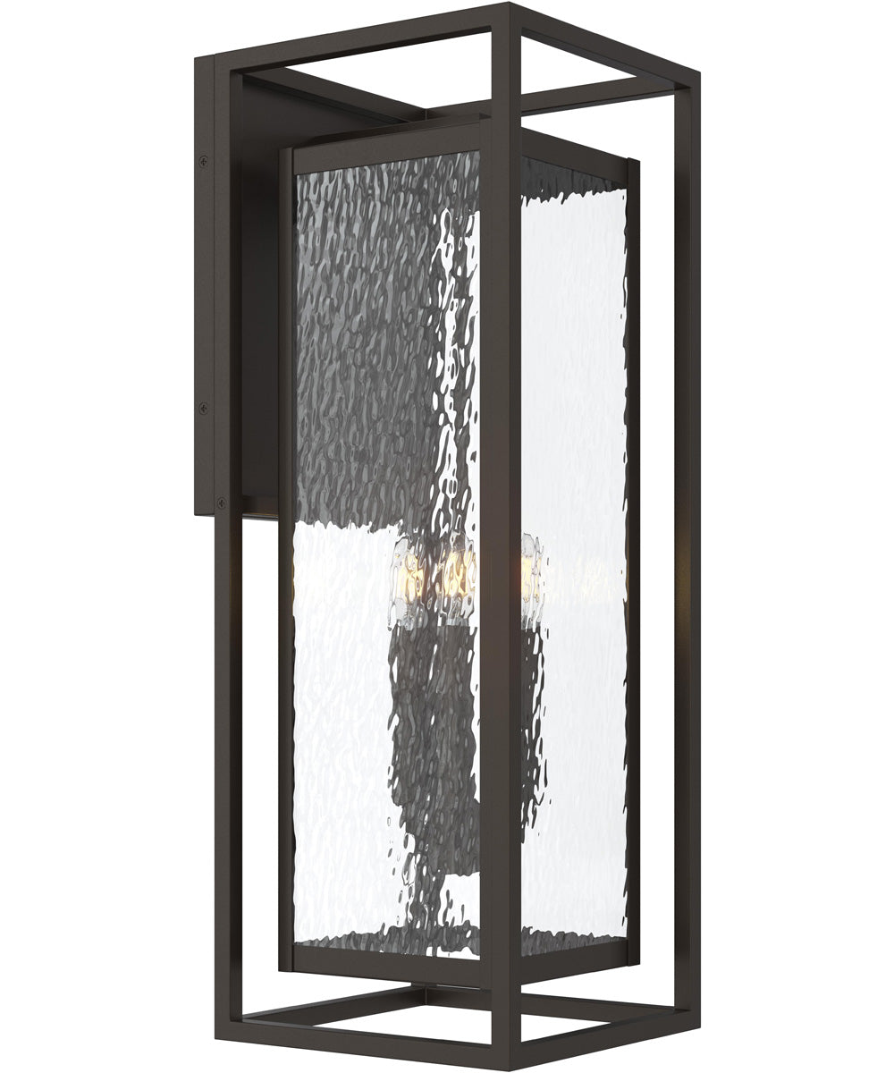Shaw 25 inch 1 Light Outdoor Wall Light with Clear Glass Antique Bronze