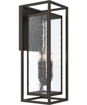 Shaw 25 inch 1 Light Outdoor Wall Light with Clear Glass Antique Bronze