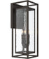 Shaw 25 inch 1 Light Outdoor Wall Light with Clear Glass Antique Bronze