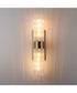 Kasbah 2-Light Wall Sconce Satin Brass