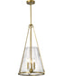 Valentine 3-Light Pendant Vintage Brass