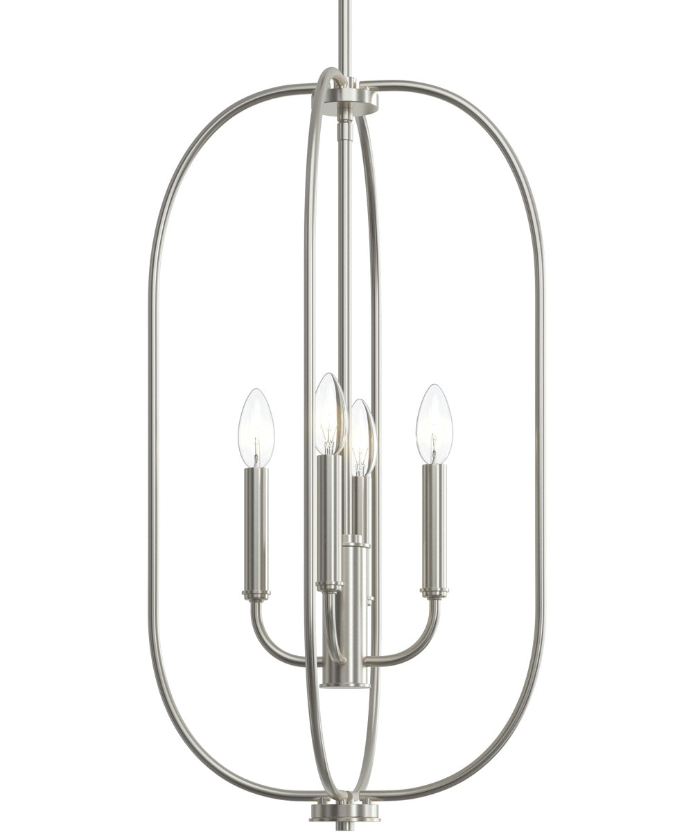 Reines 4-Light Foyer Pendant Brushed Nickel