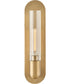 Tully 1-Light Medium Single Light Sconce in Lacquered Brass