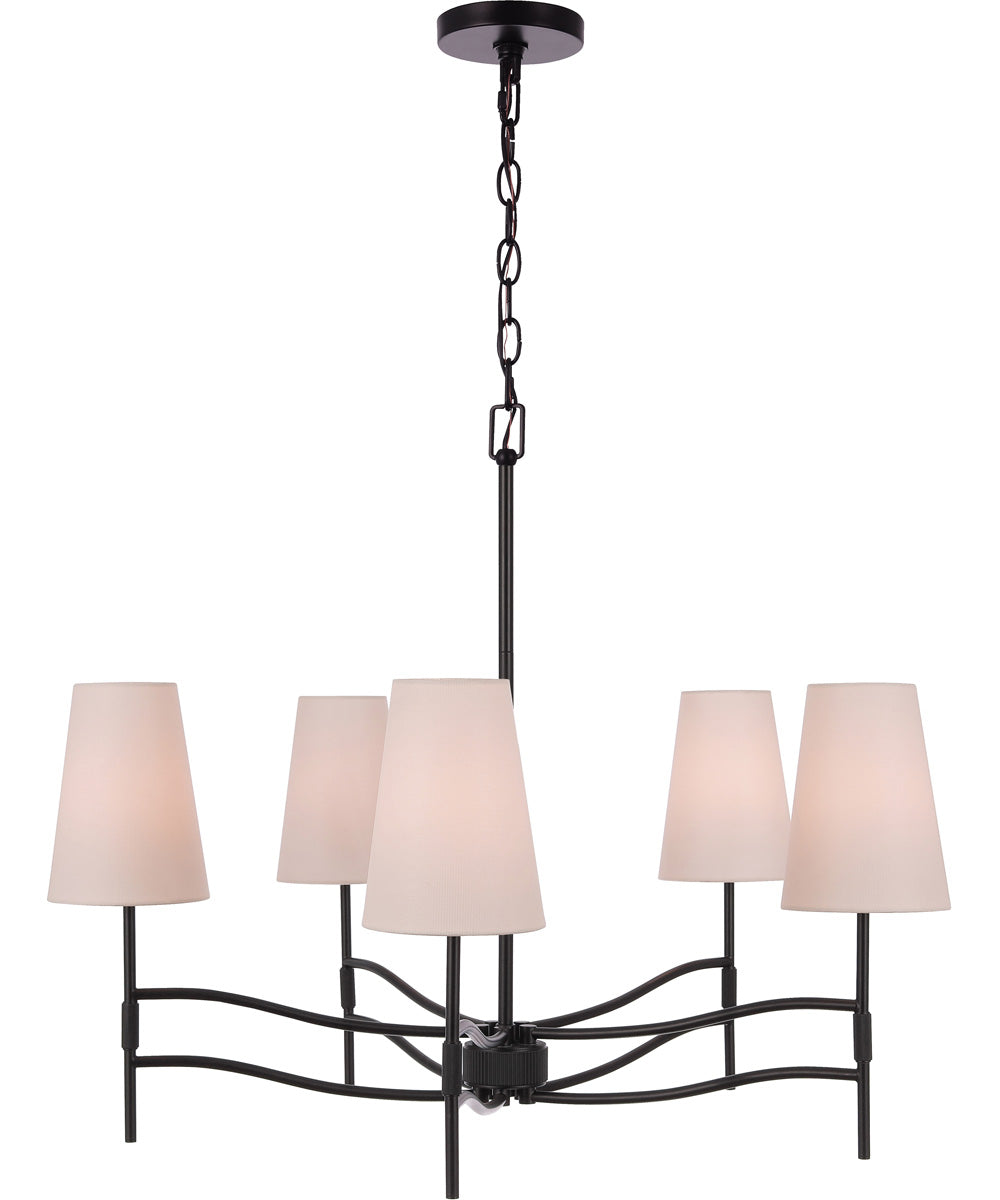 Astor 5-Light Lighting Flat Black
