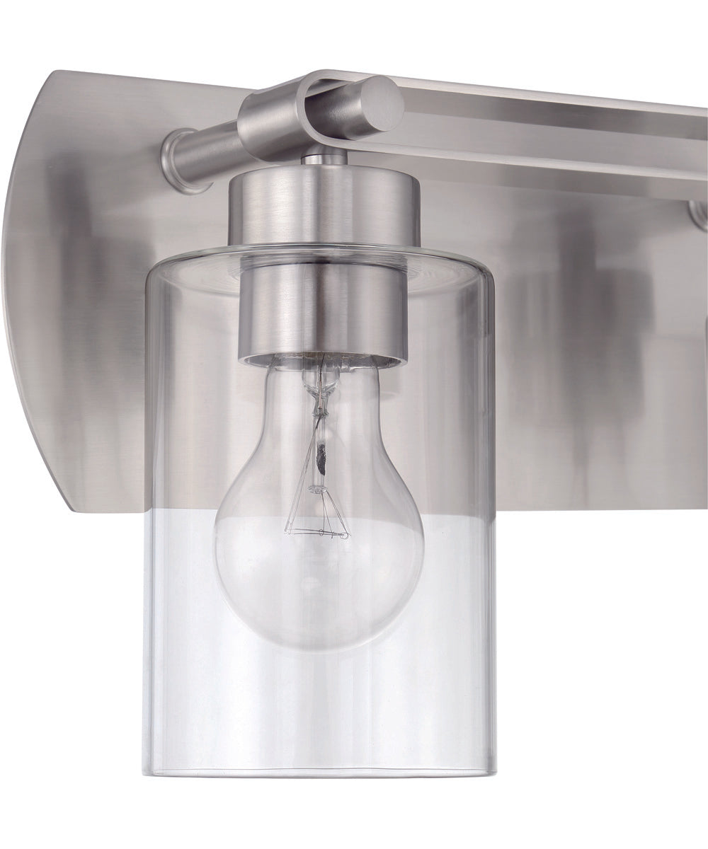 Hendrix 2-Light Lighting Brushed Polished Nickel