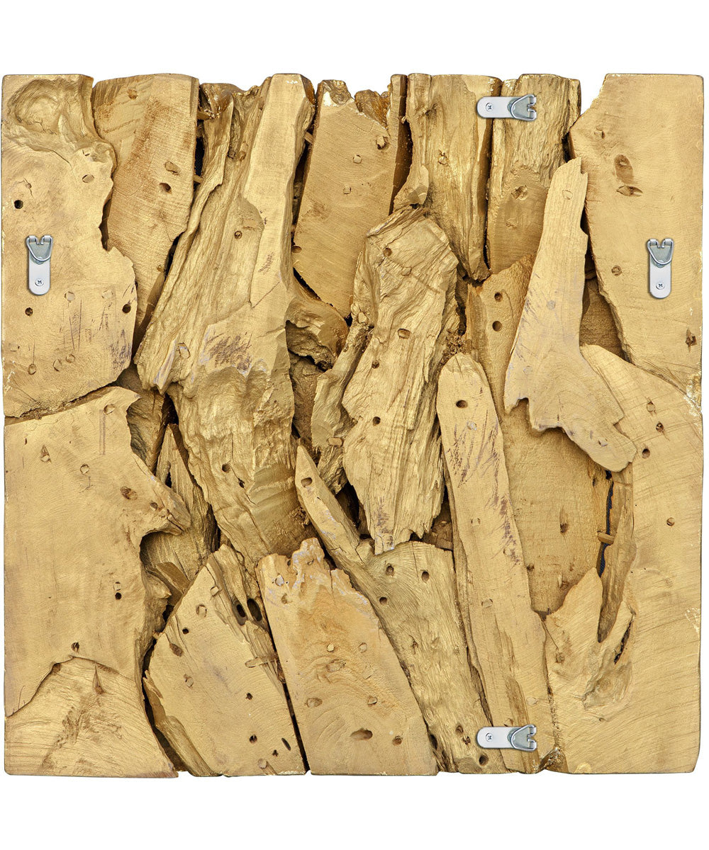 Rio Gold Wood Wall Décor