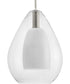 Carillon 1-Light Large Contemporary Pendant Brushed Nickel