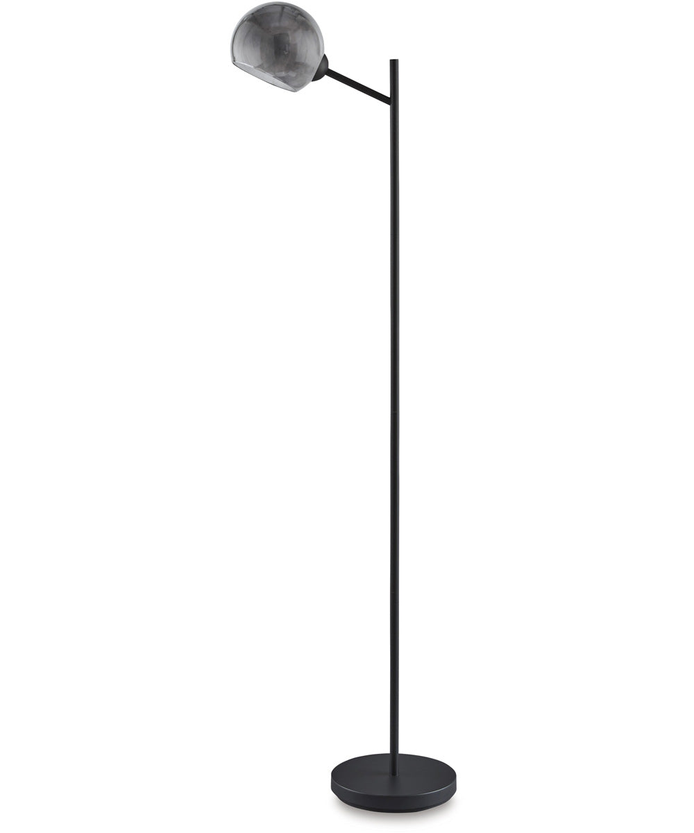 Abanson Metal Floor Lamp Black