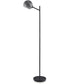 Abanson Metal Floor Lamp Black