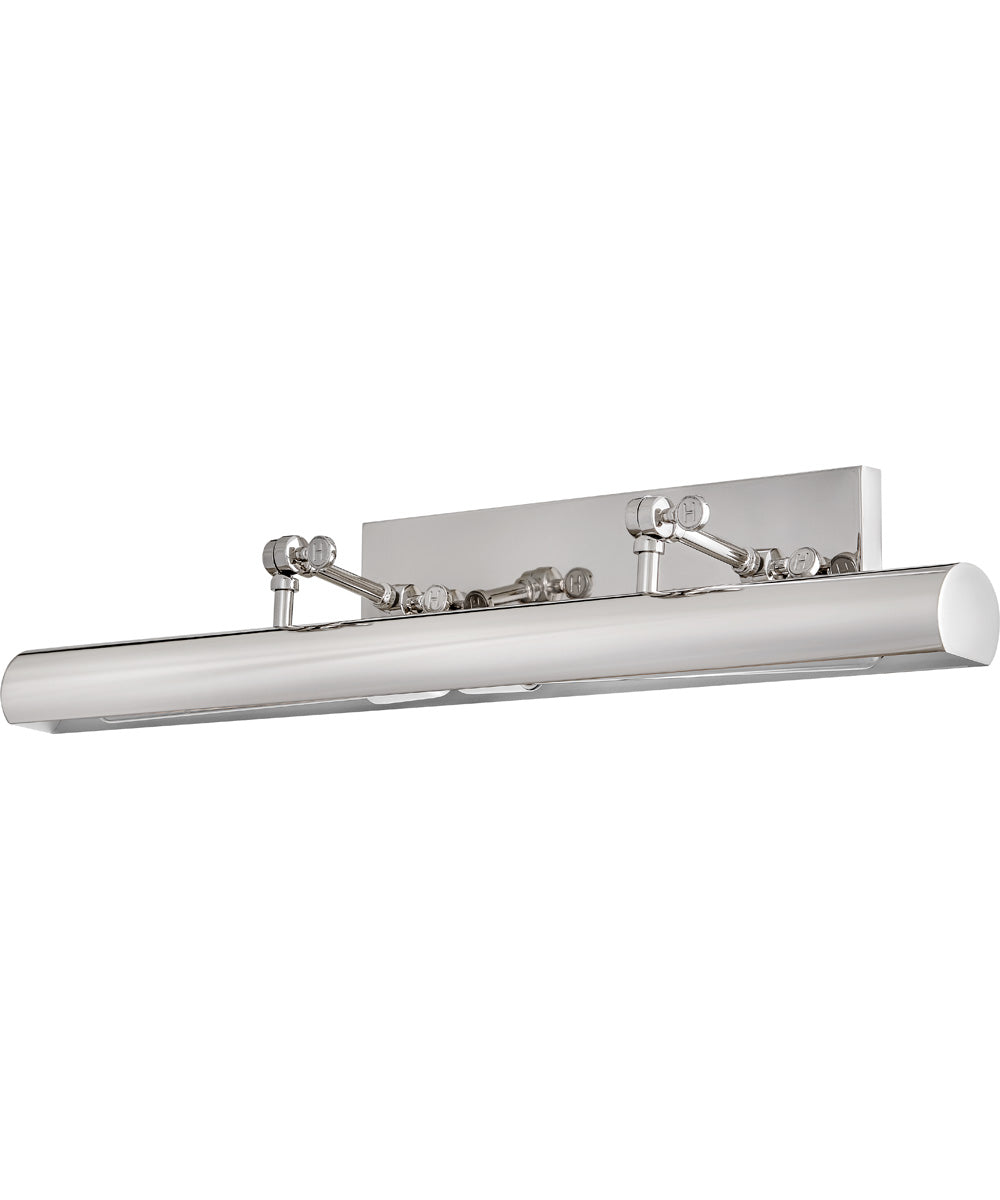 Stokes 2-Light Large Adjustable Accent Light in Polished Nickel