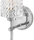 Elle 1-Light Medium Single Light Sconce in Chrome