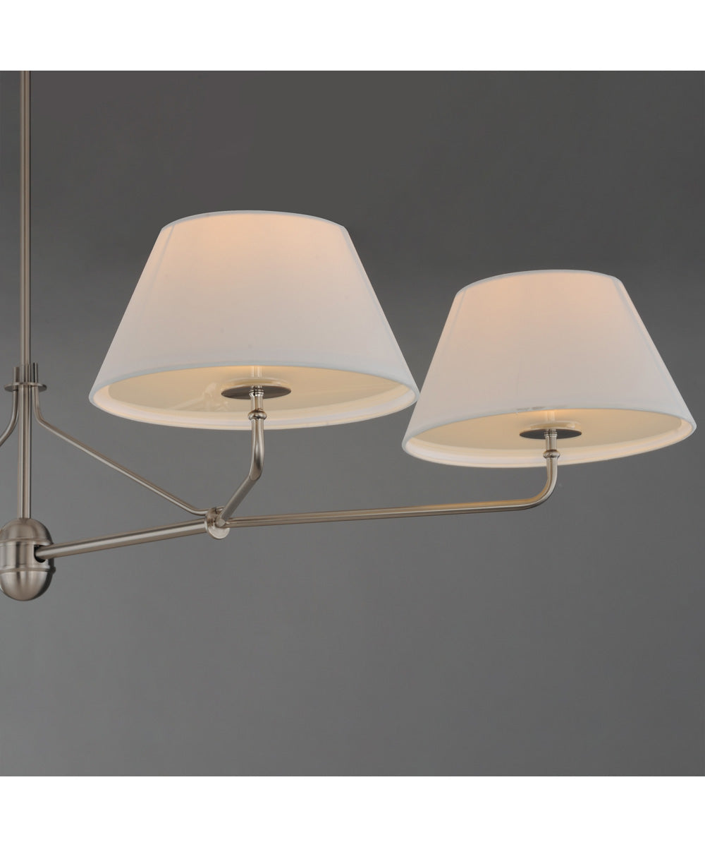 Dunbridge 4-Light Chandelier Polished Nickel