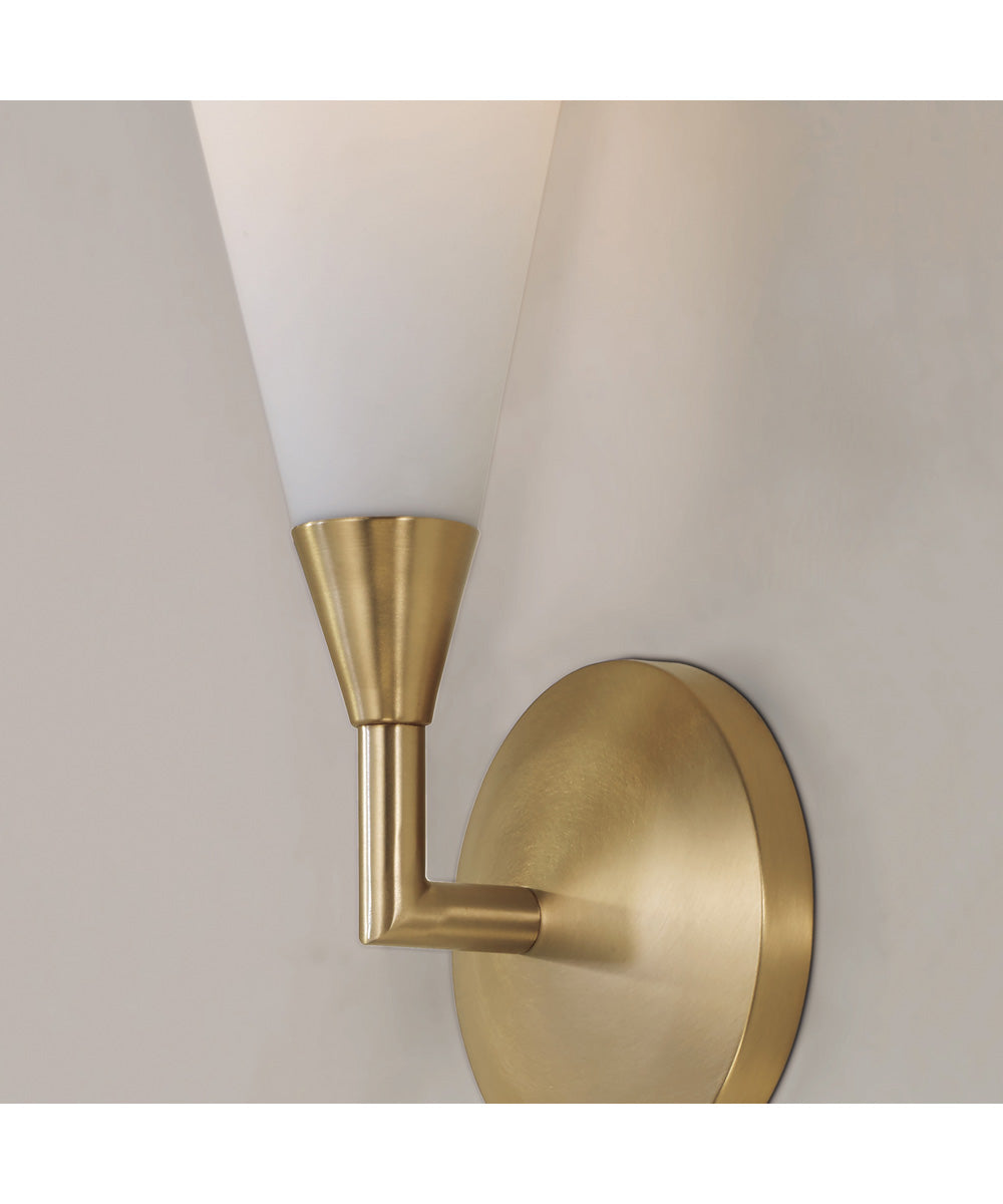 Gatsby 1-Light Sconce Matte Brass
