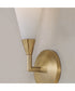 Gatsby 1-Light Sconce Matte Brass